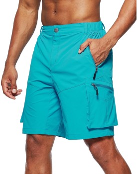 Men's Hiking Shorts Quick Dry Outdoor Travel Shorts for Men with Multi Pocket for Fishing Shorts