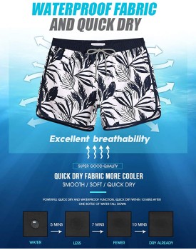 Print beach shorts stripe fitness quick dry gym shorts beach wear swimwear swim trunk print surf swim shorts for men